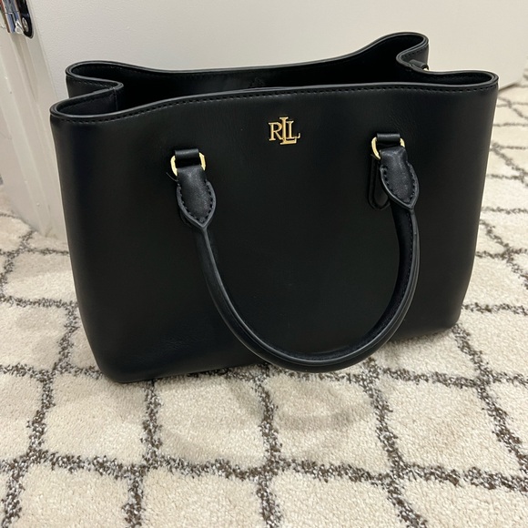 Ralph Lauren Elegant Black Satchel - Picture 11 of 14